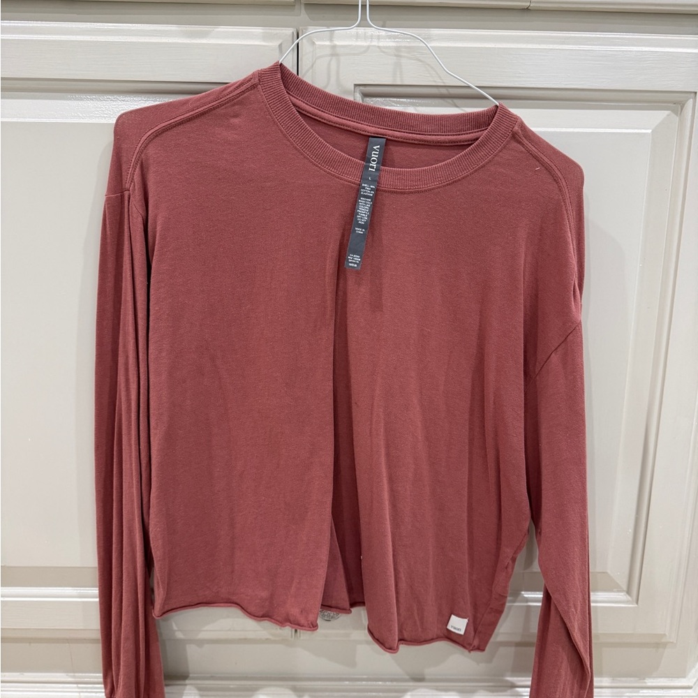 Vuori Long Sleeve Top in Dusty Rose